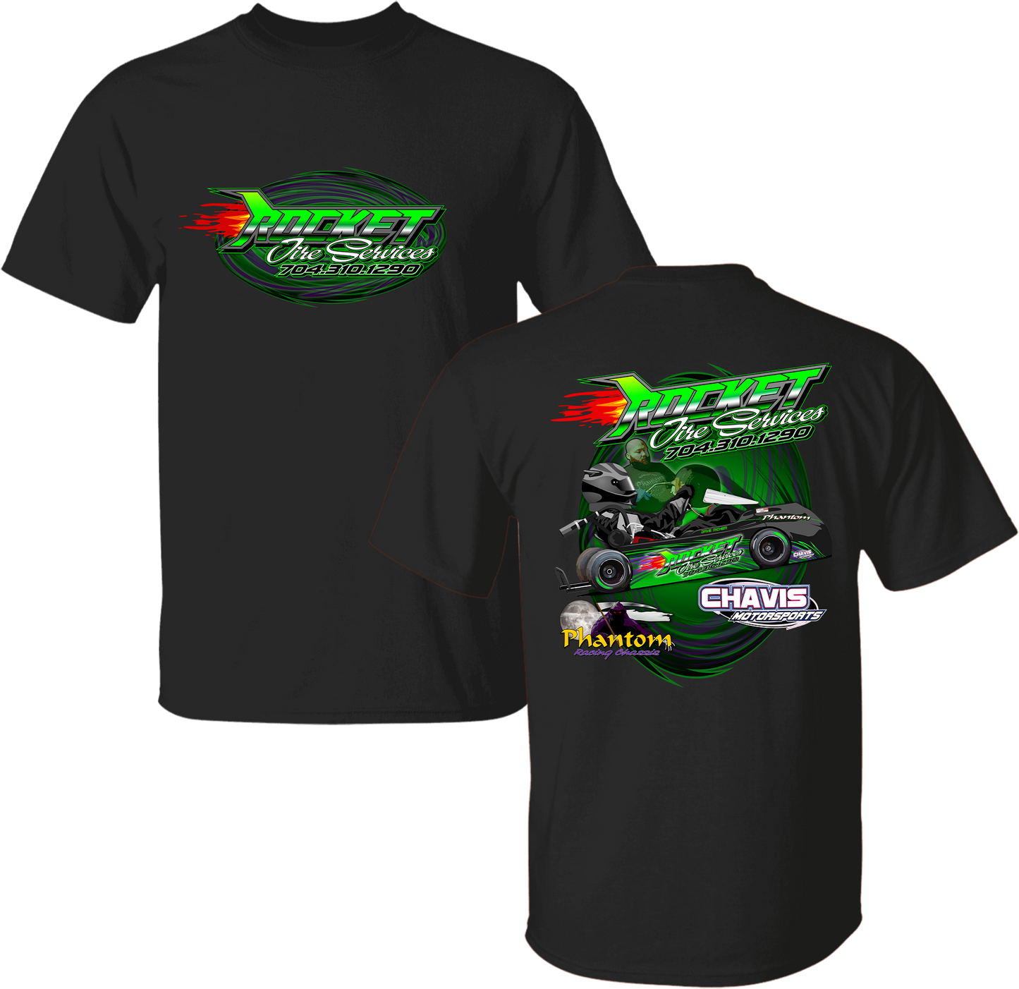 Youth Rocket Tire Services Tee