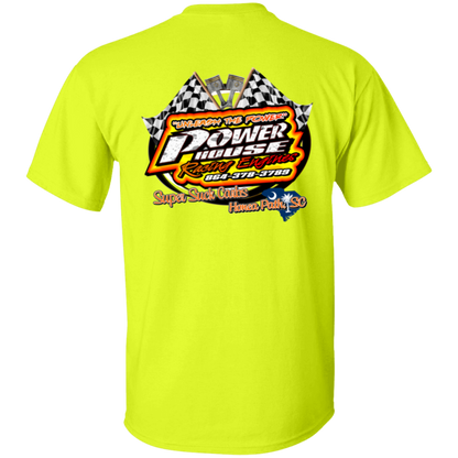 Safety Yellow Powerhouse Racing Engines Tee