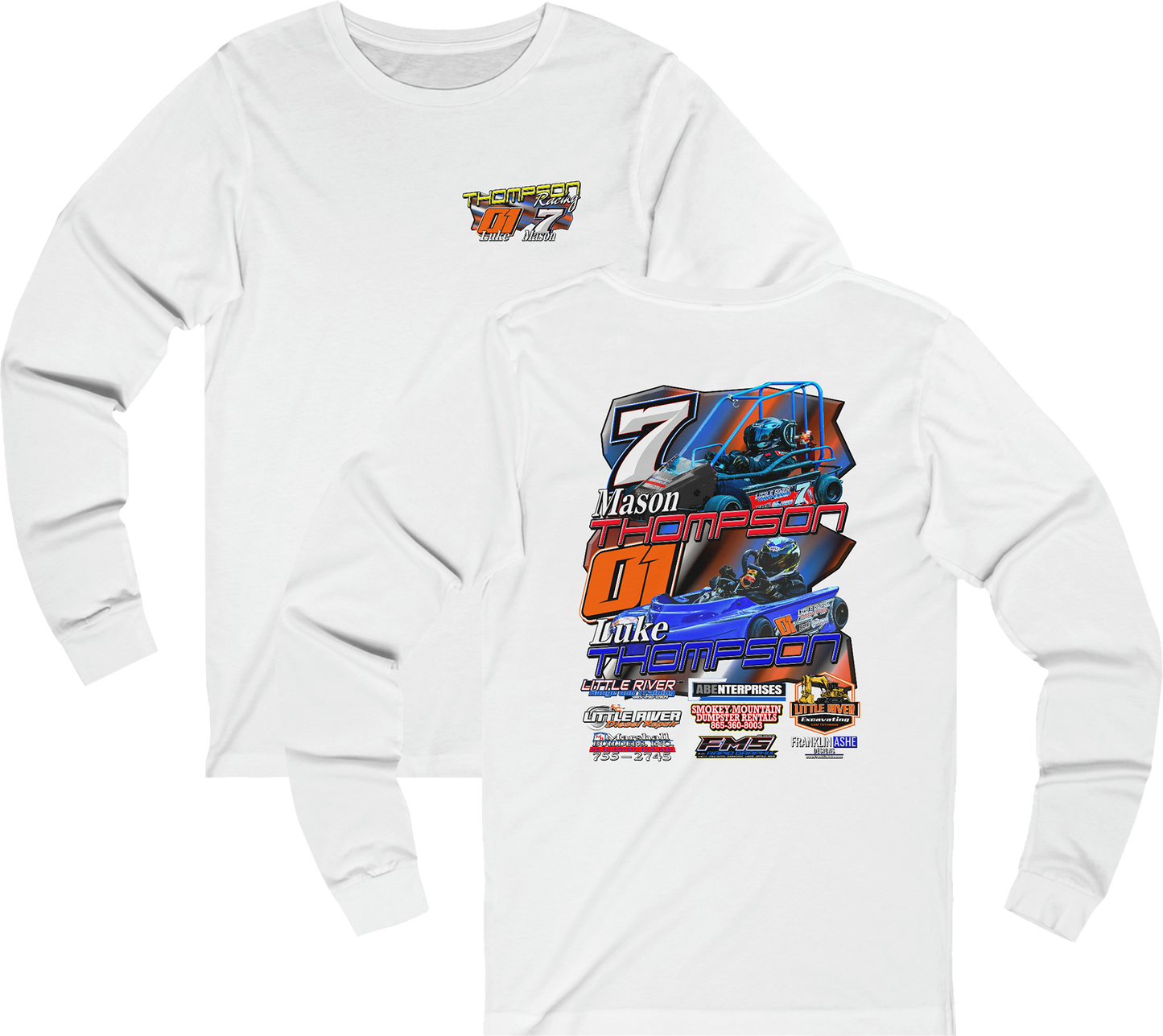 Unisex Thompson Racing Long Sleeve Tee