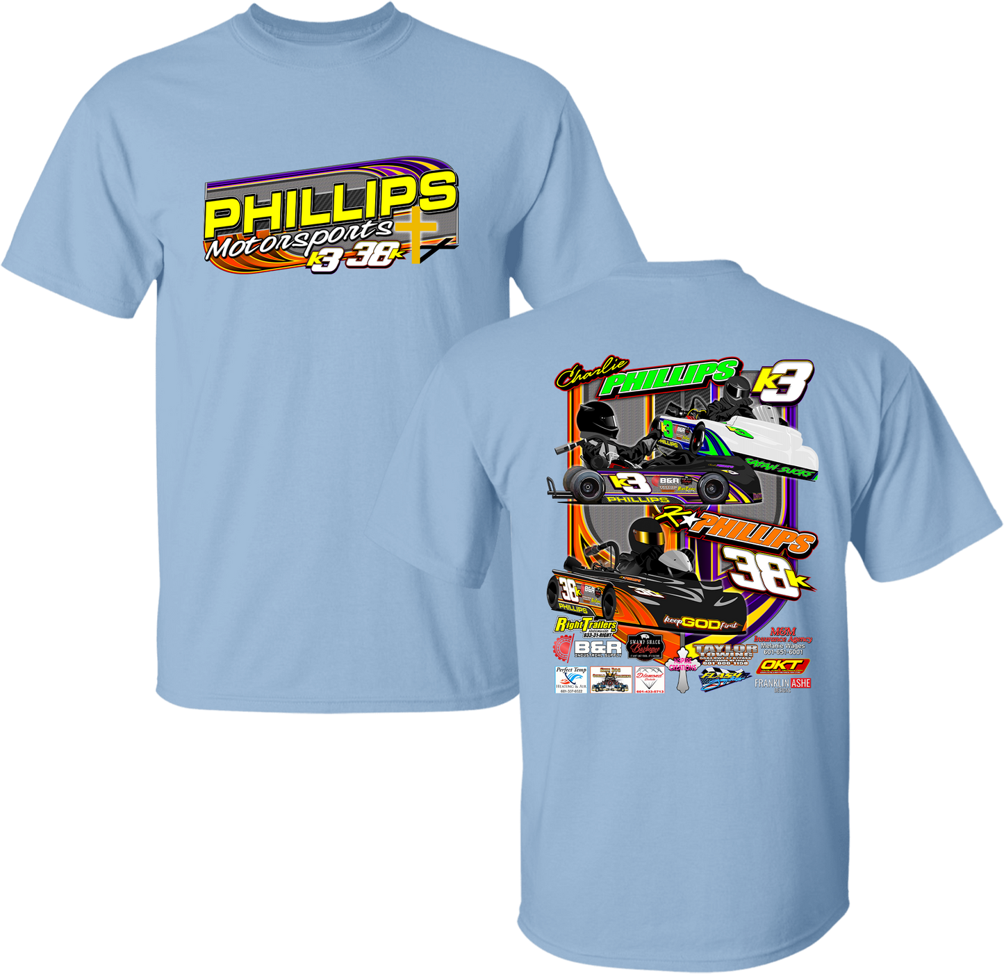 Unisex Phillips Motorsports Tee