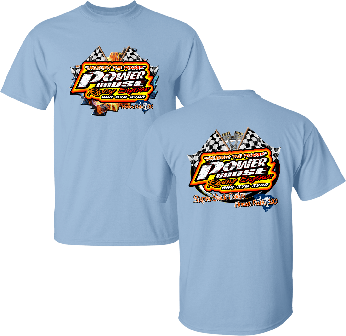 Unisex Powerhouse Racing Engines Tee