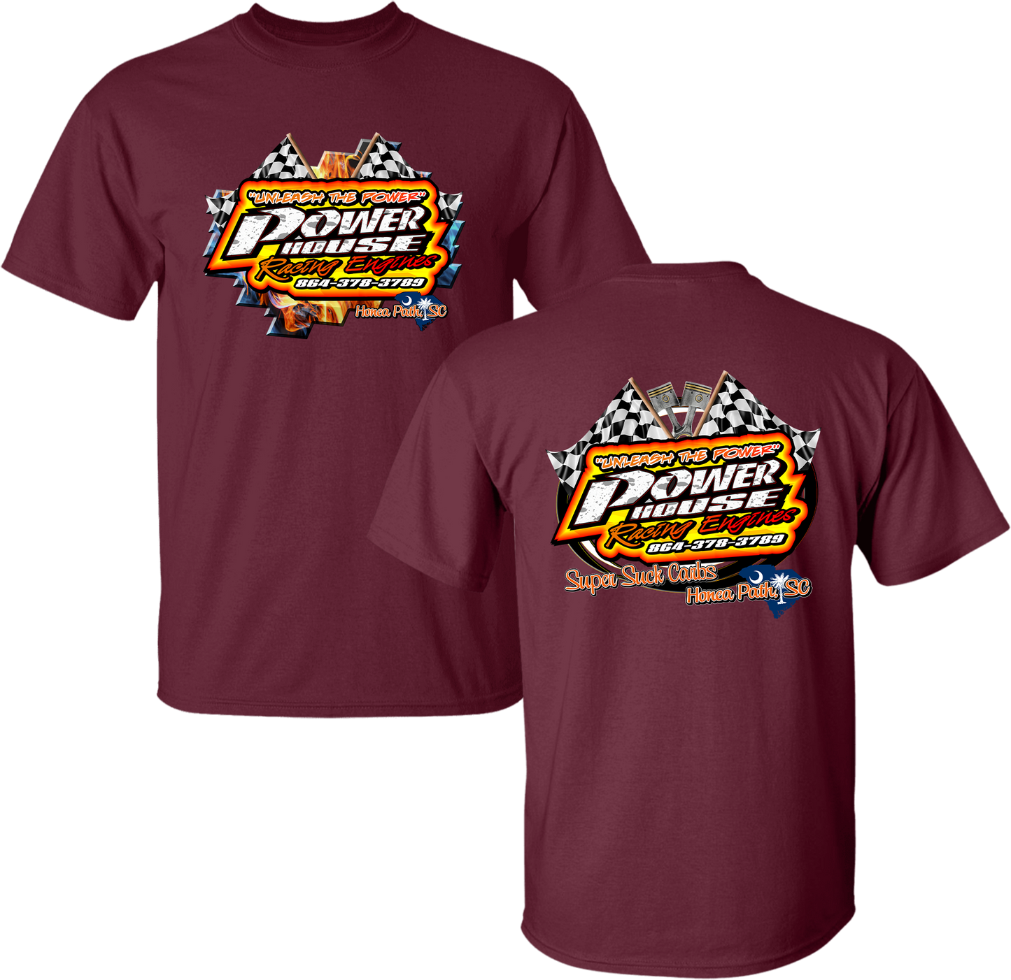 Unisex Powerhouse Racing Engines Tee