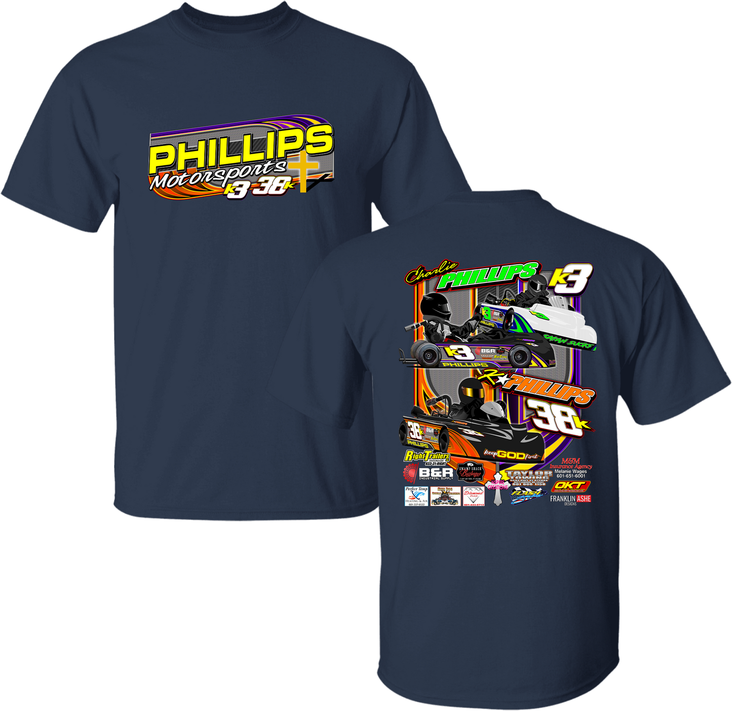 Youth Phillips Motorsports Tee