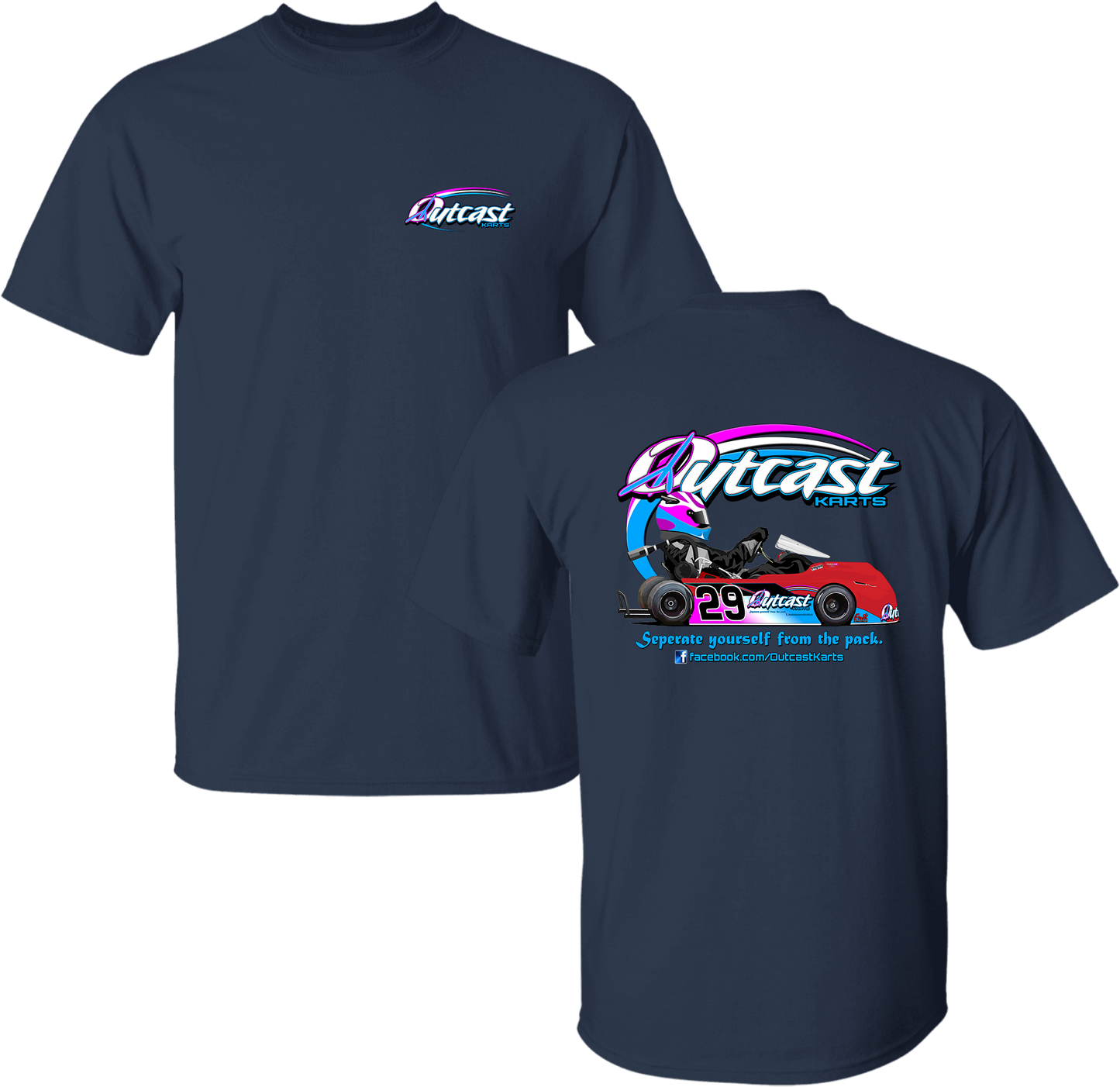 Unisex Outcast Karts Tee