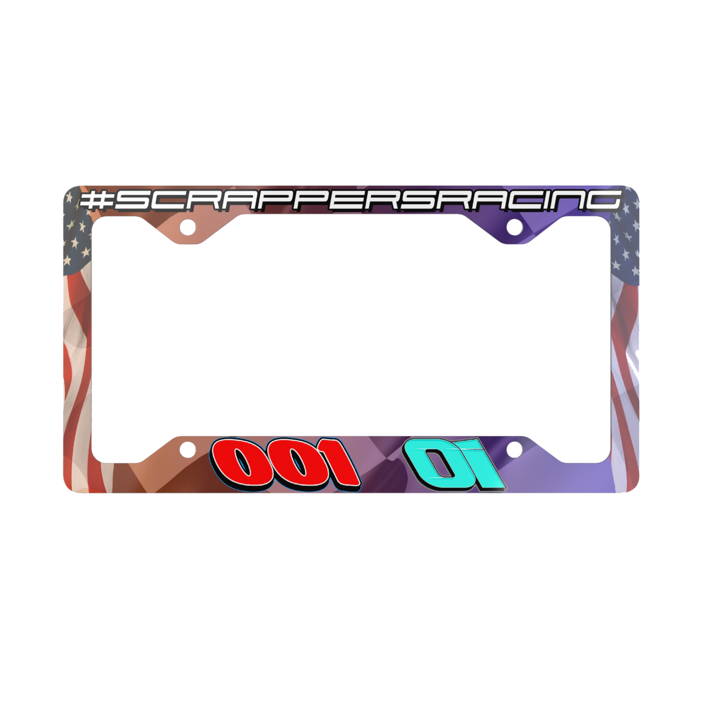 Scrappers Racing License Plate Frame