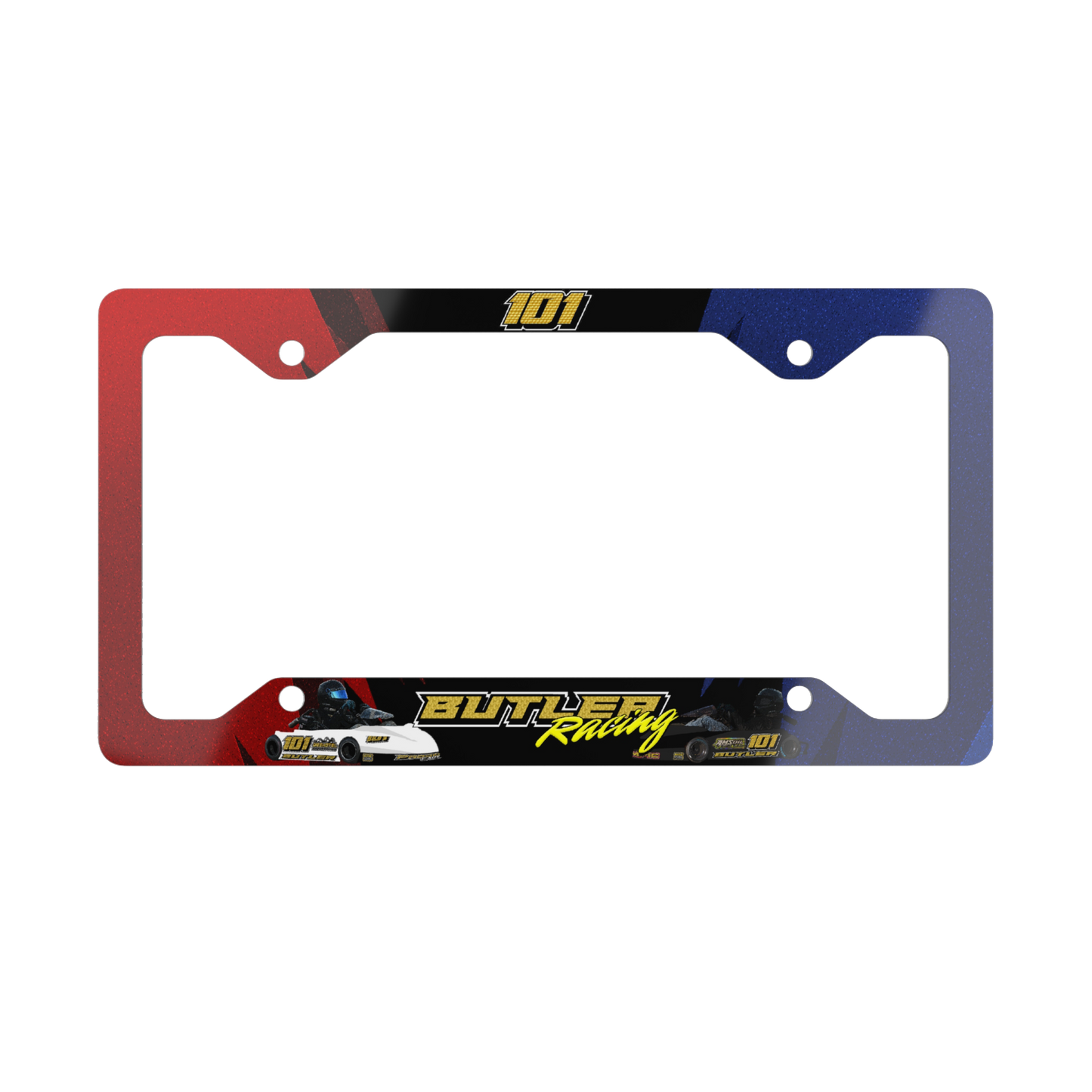 Butler Racing License Plate Frame