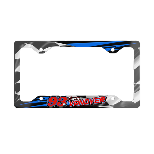 Corey Vanover License Plate Frame