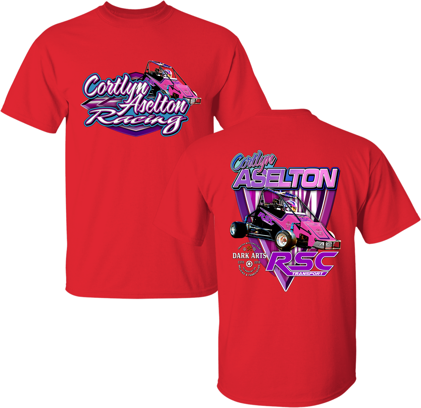 Youth Cortlyn Aselton Racing Tee