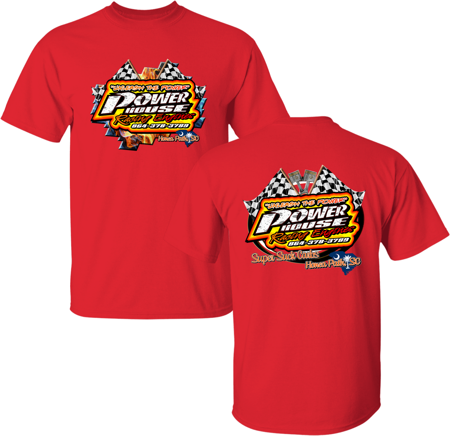 Unisex Powerhouse Racing Engines Tee