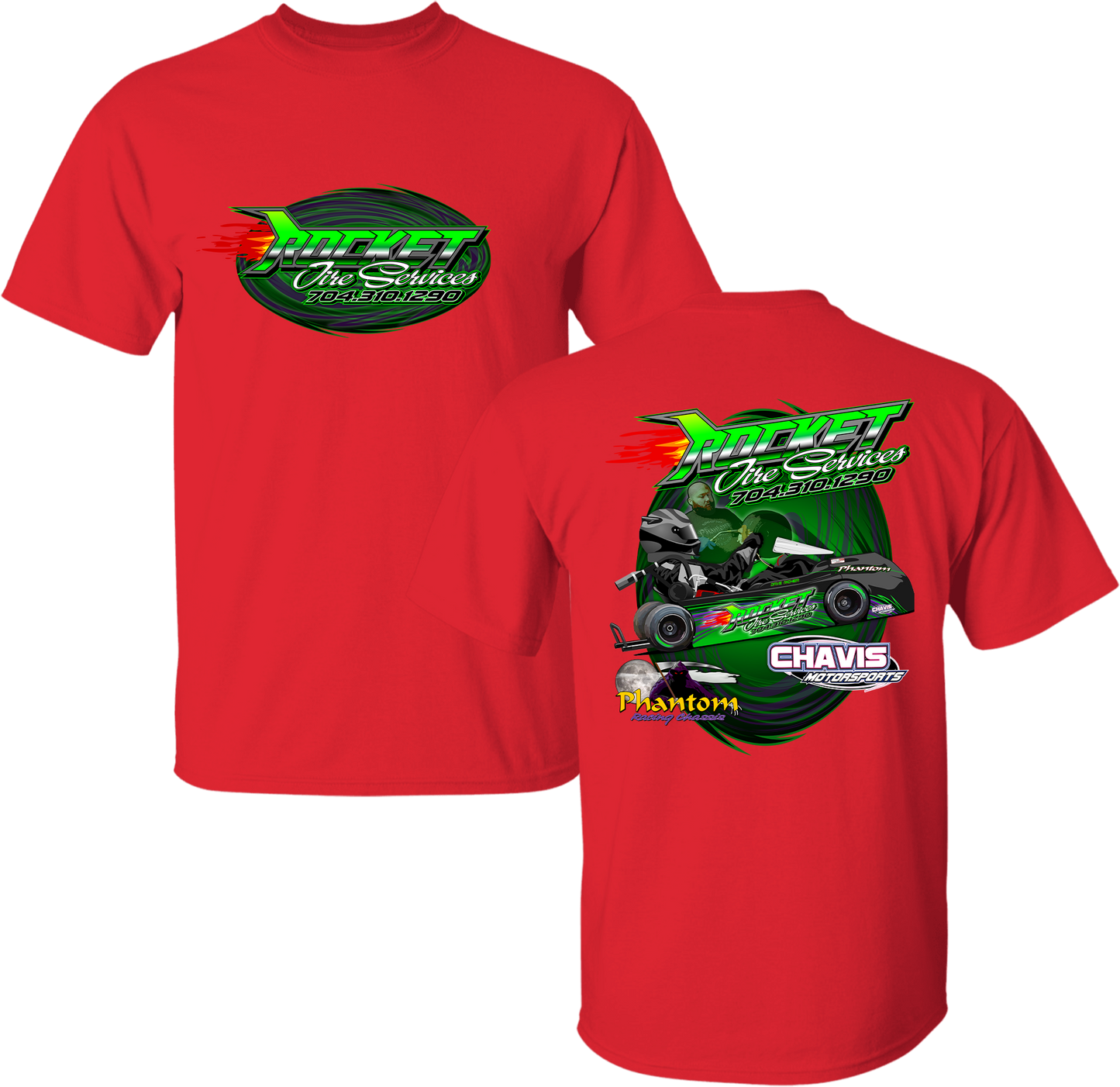 Youth Rocket Tire Services Tee