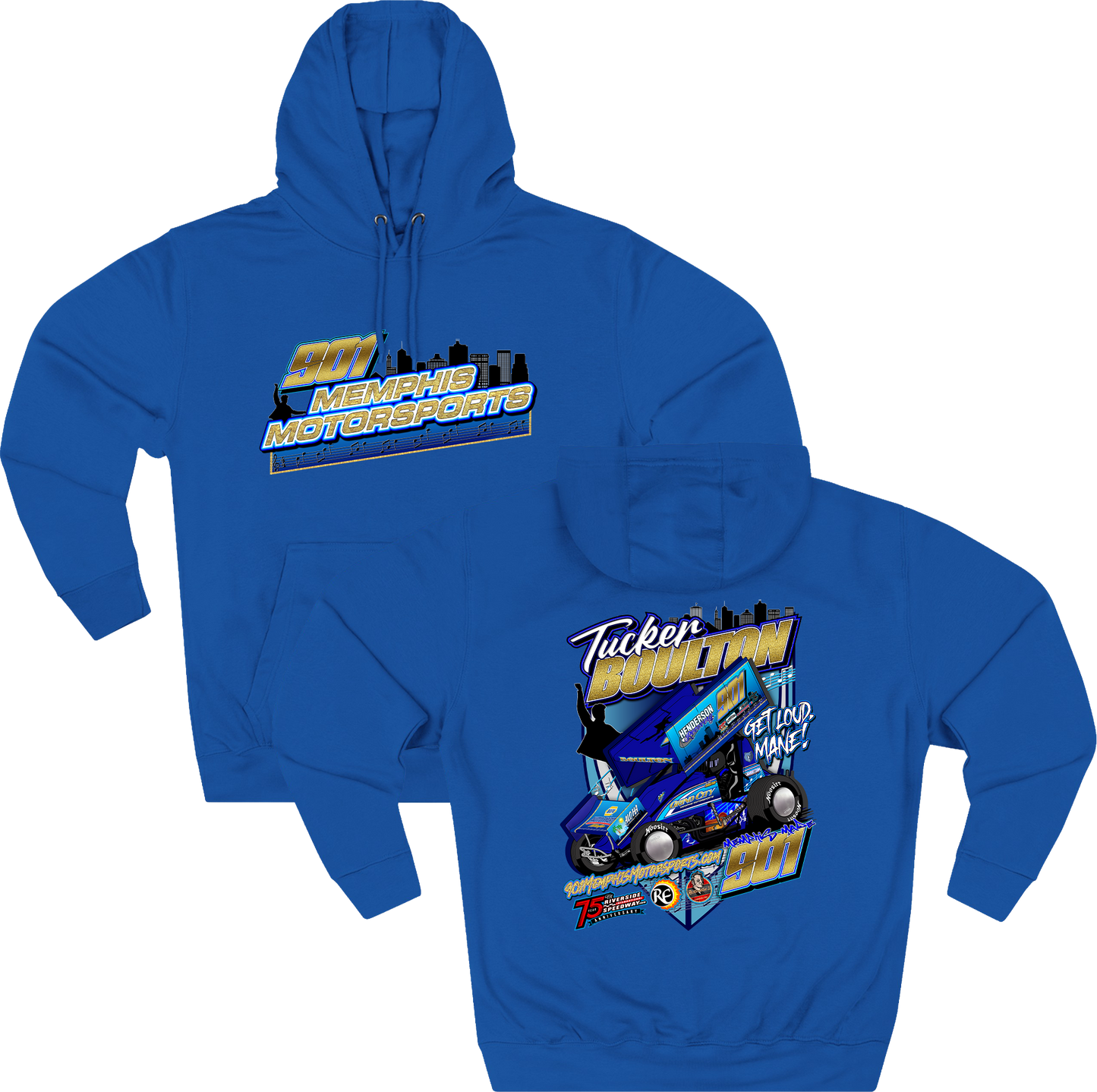 Tucker Boulton 901MemphisMotorsports.com Hoodie