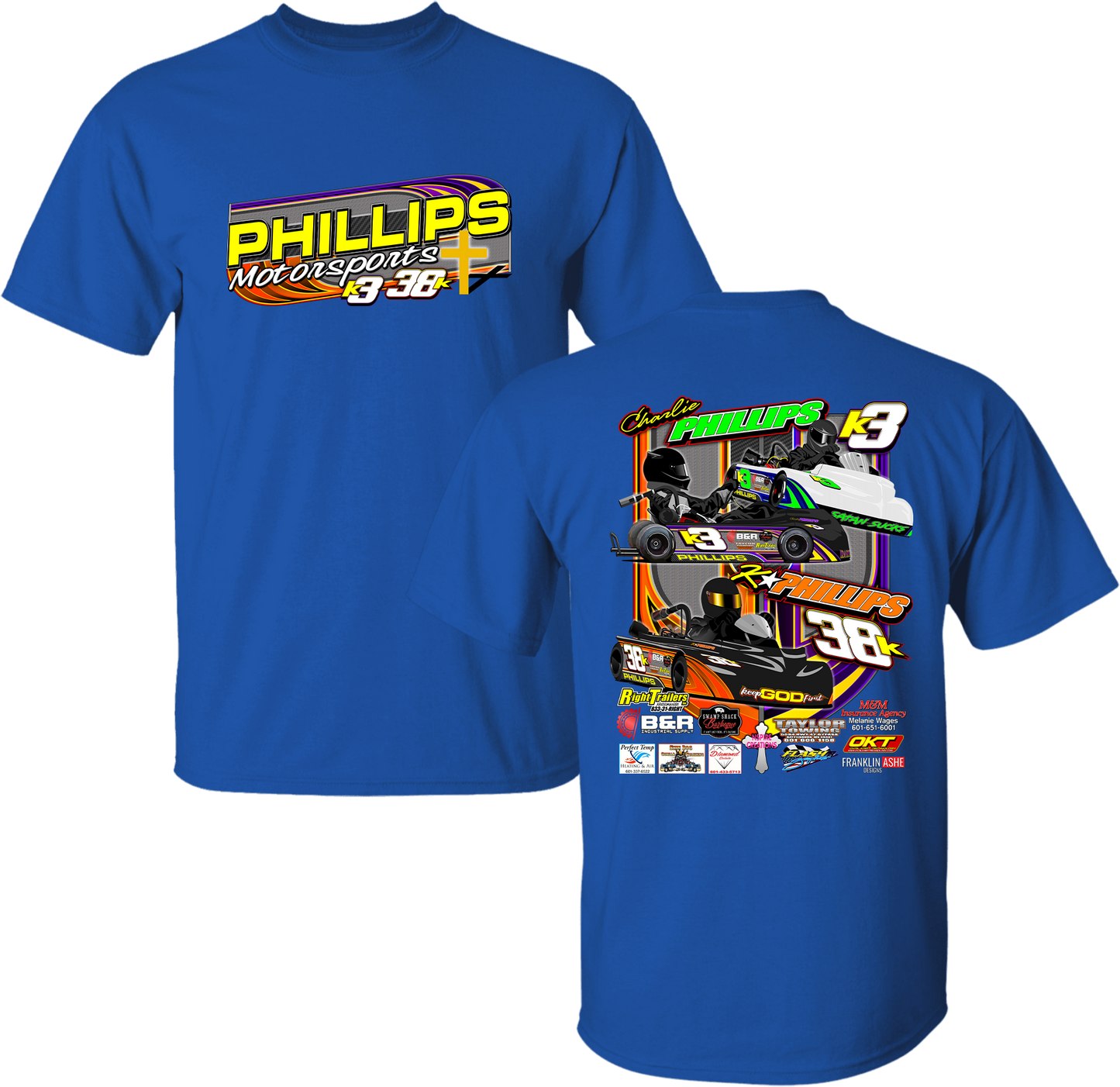 Youth Phillips Motorsports Tee