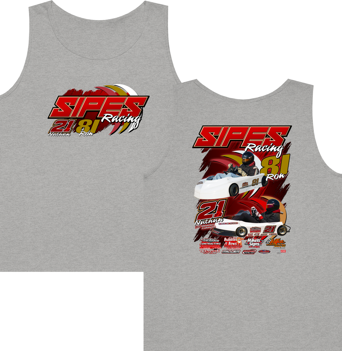 Sipes Racing Tank Top