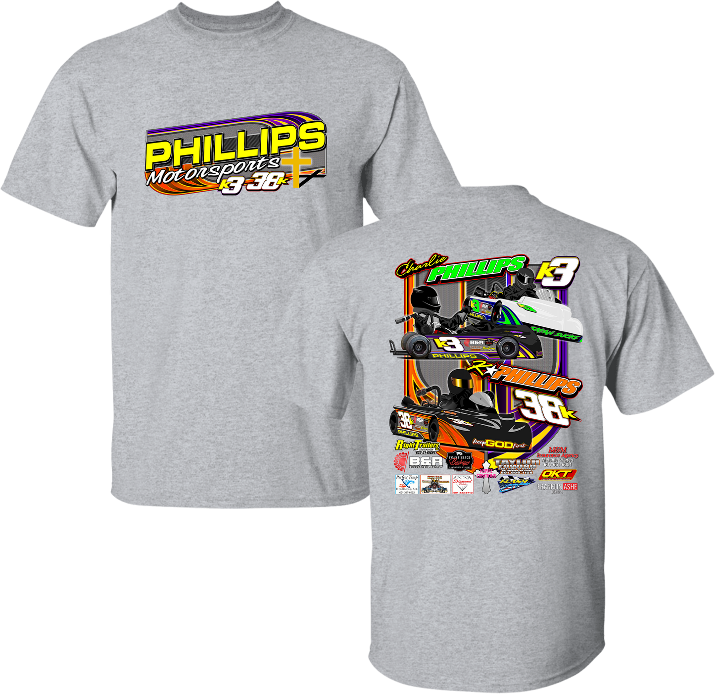 Youth Phillips Motorsports Tee