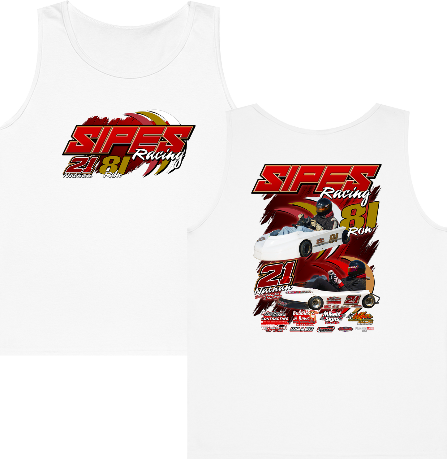 Sipes Racing Tank Top