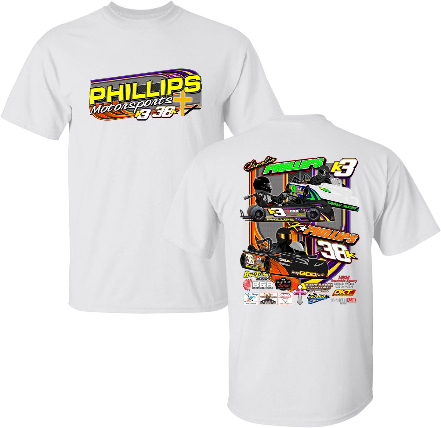 Youth Phillips Motorsports Tee