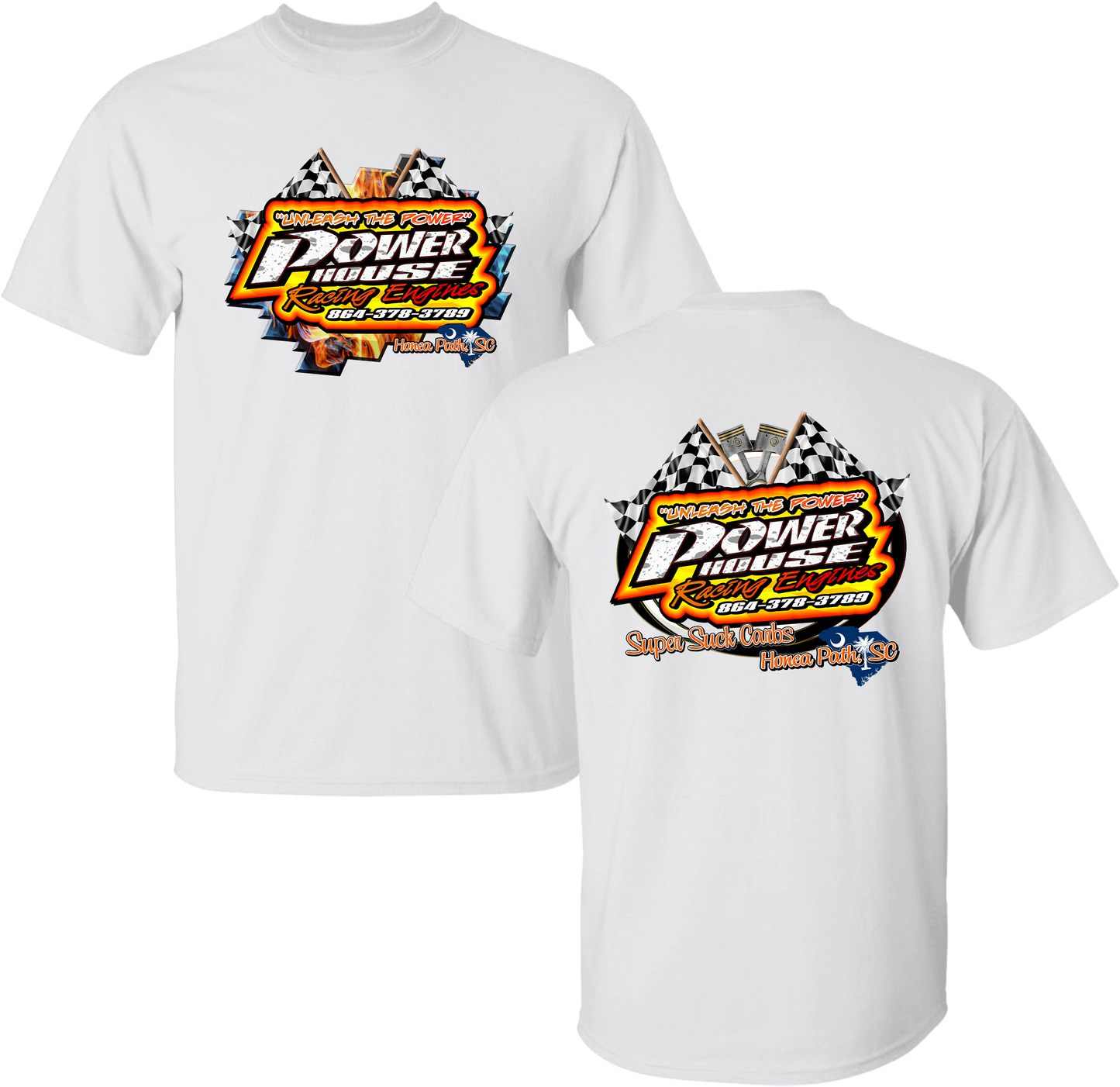 Unisex Powerhouse Racing Engines Tee