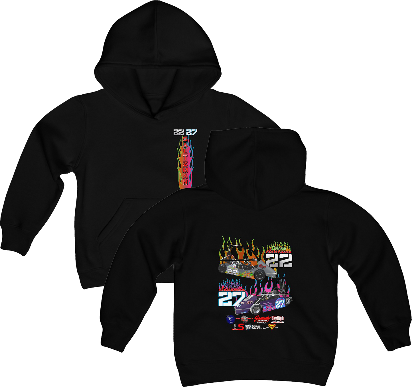 Youth Saltzman Racing Hoodie