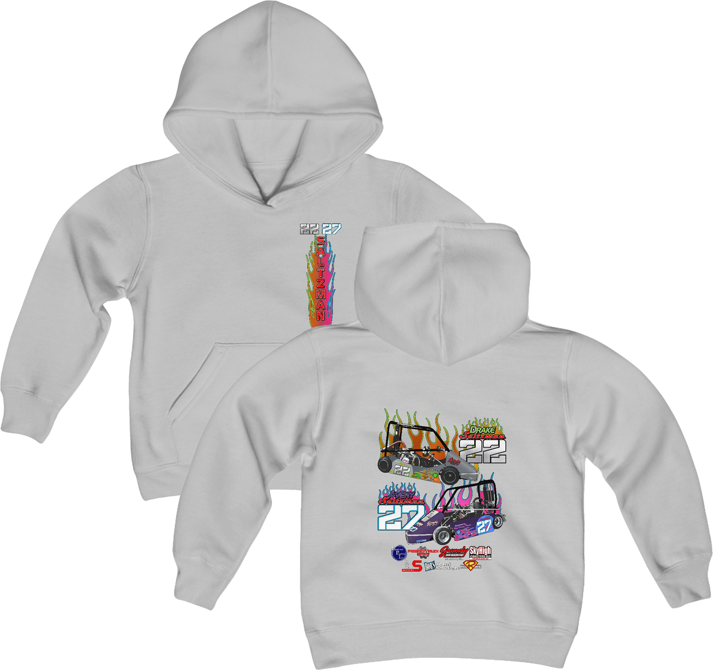 Youth Saltzman Racing Hoodie