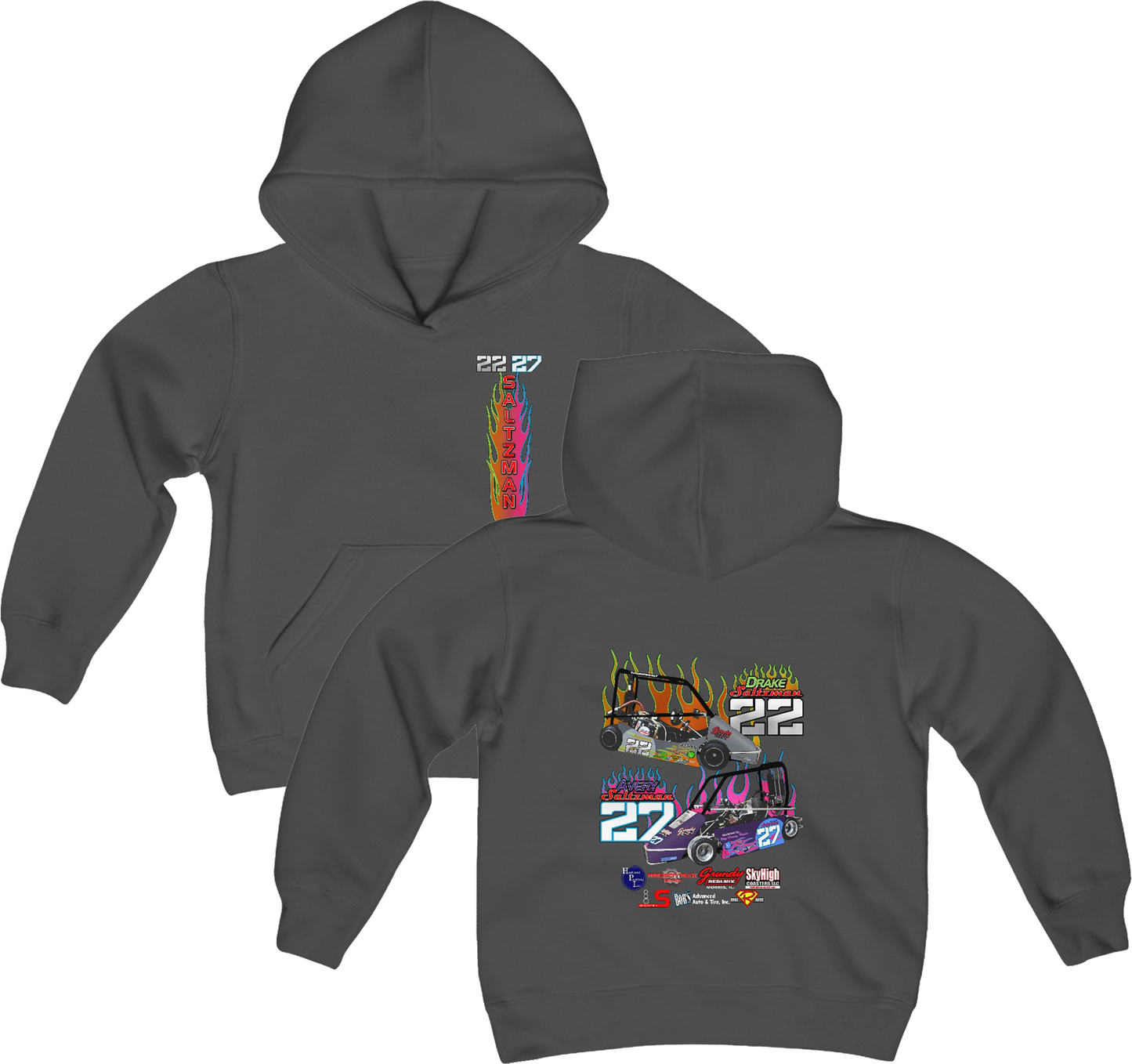 Youth Saltzman Racing Hoodie