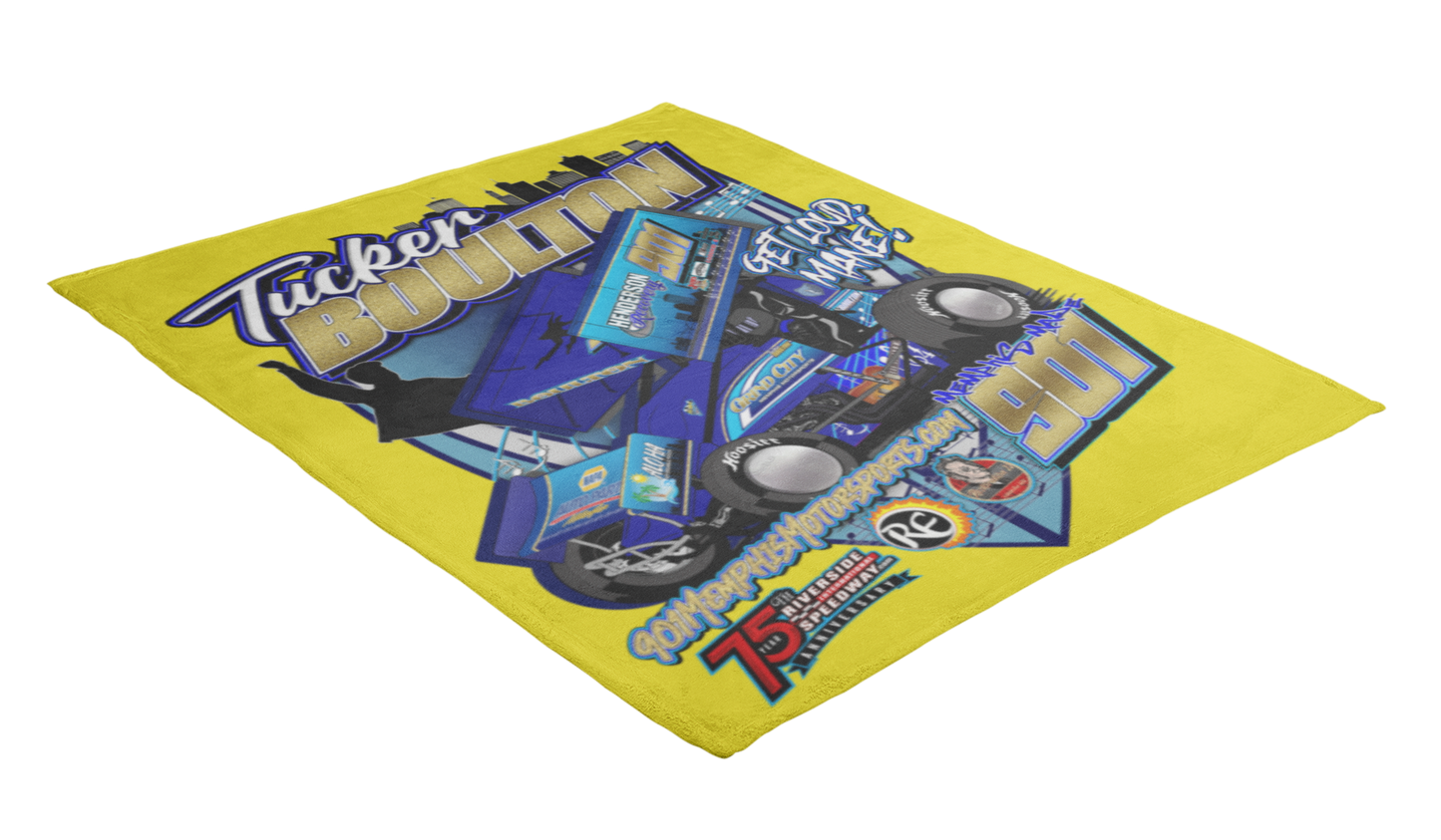 Tucker Boulton 901MemphisMotorsports.com Blanket