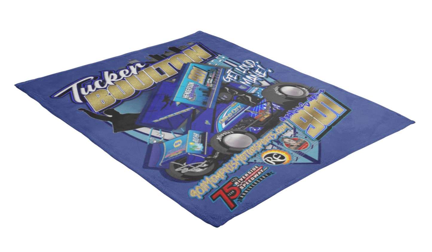 Tucker Boulton 901MemphisMotorsports.com Blanket