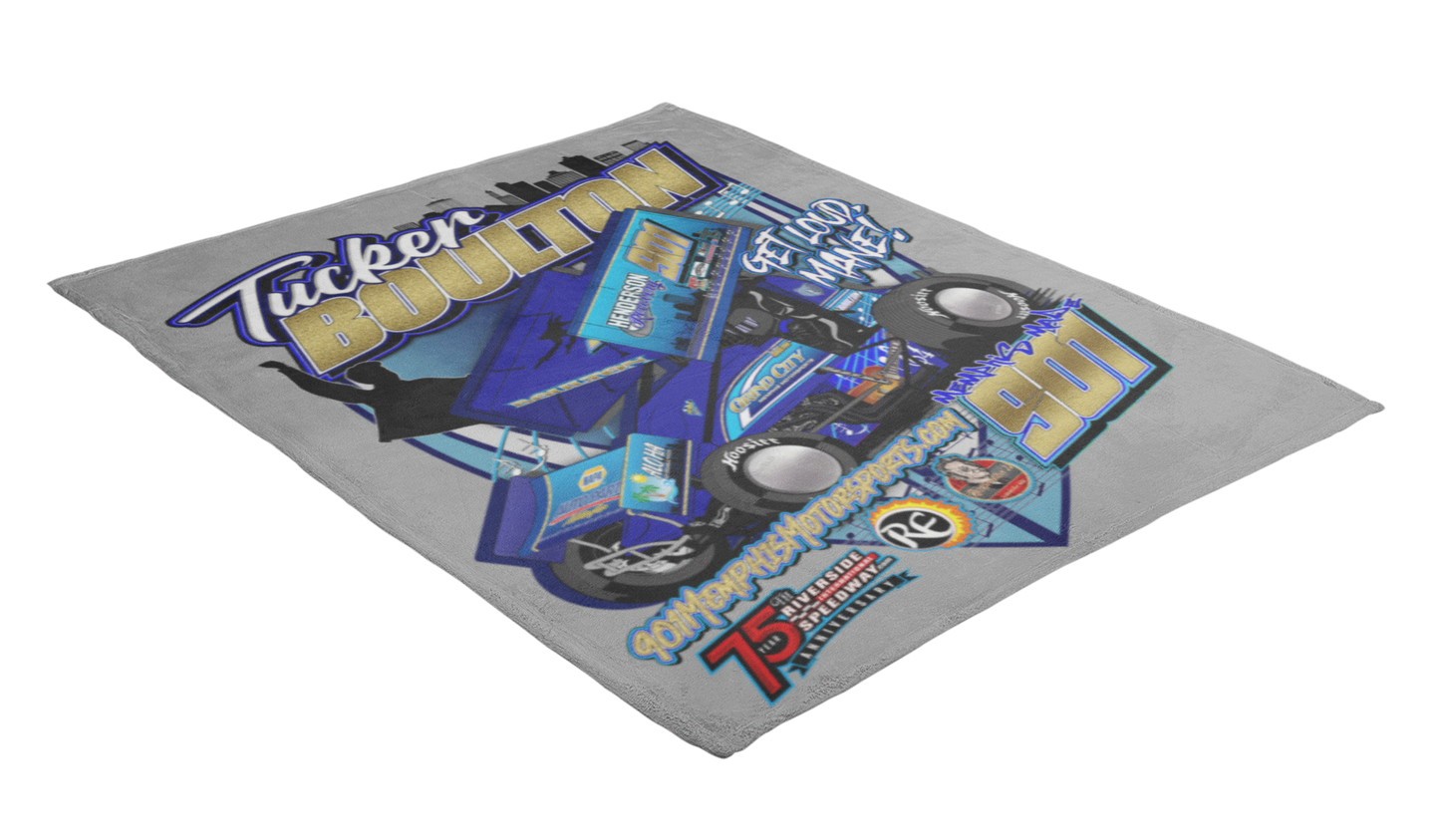 Tucker Boulton 901MemphisMotorsports.com Blanket