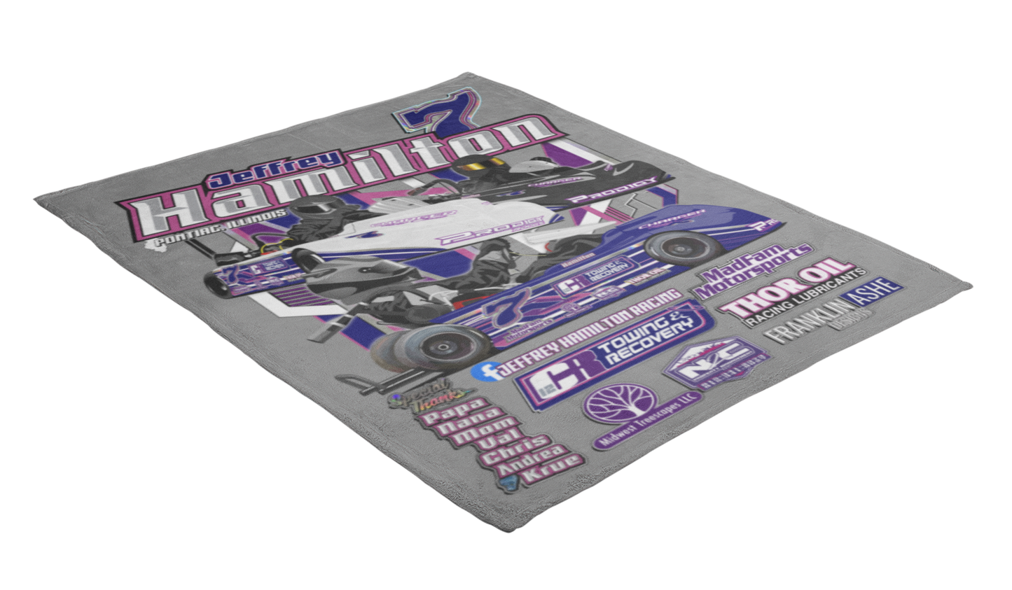 Jeffrey Hamilton Racing Blanket