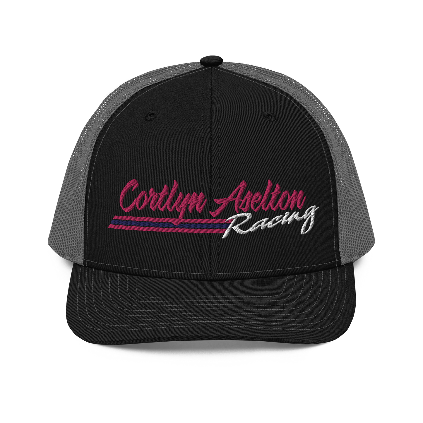 Cortlyn Aselton Racing Hat (Pink Name)