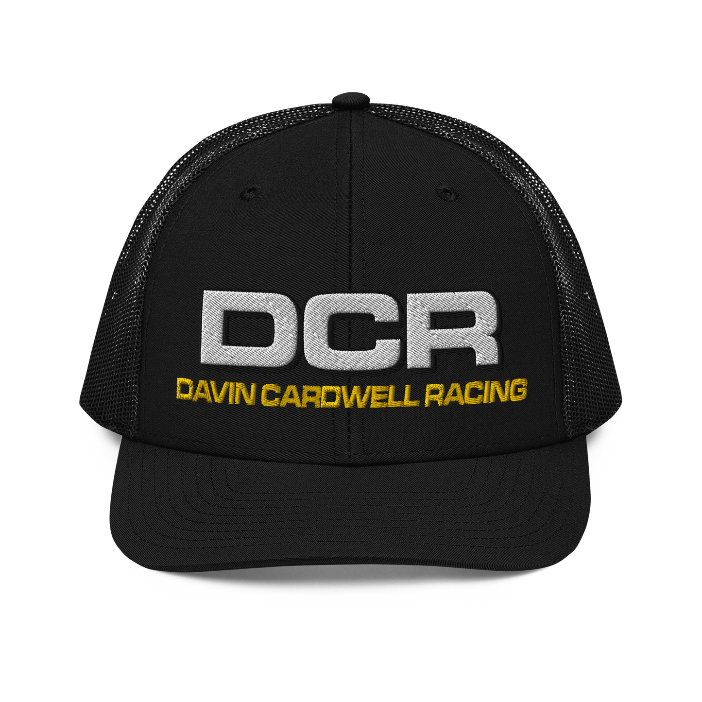 Davin Cardwell Racing Hat (Gold Text)