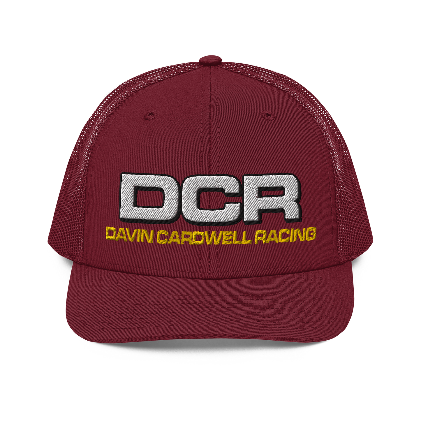 Davin Cardwell Racing Hat (Gold Text)