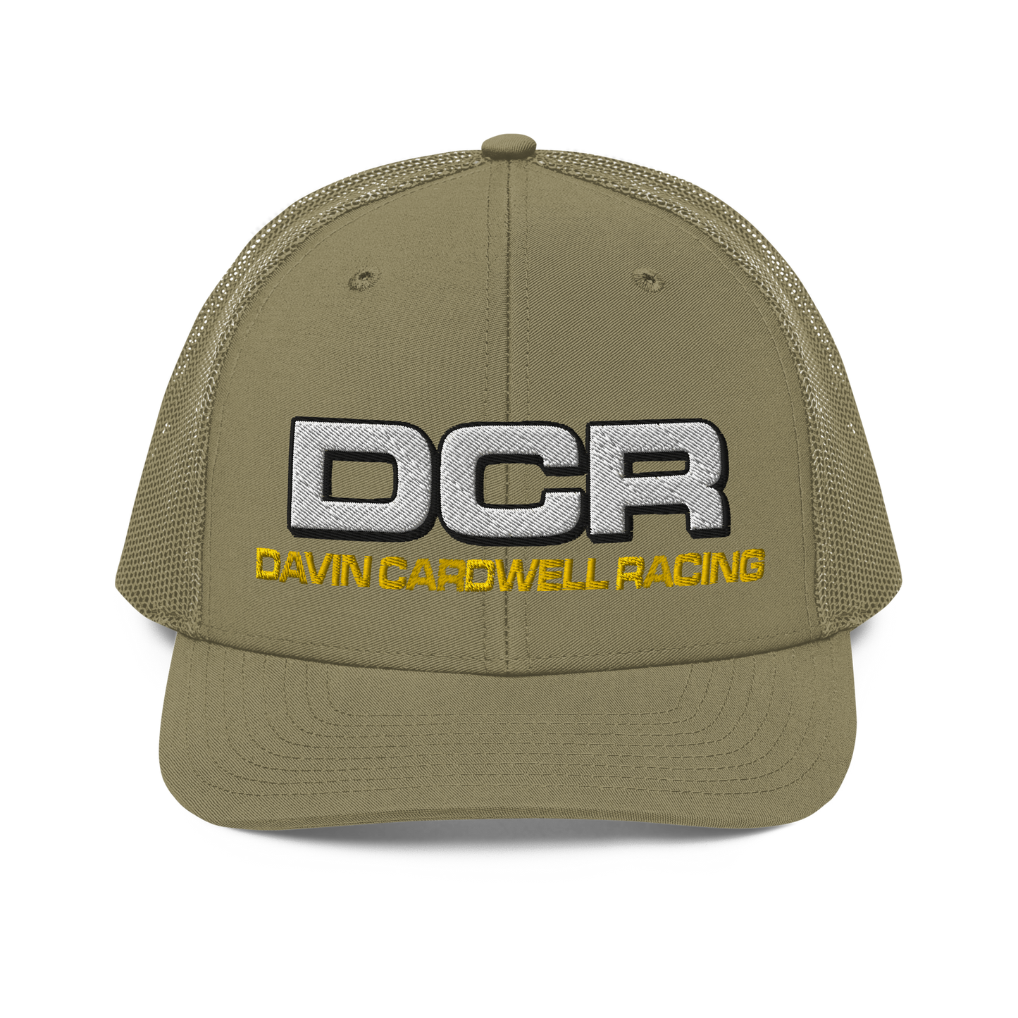 Davin Cardwell Racing Hat (Gold Text)